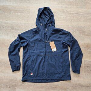 Fjällräven High Coast Lite Anorak Women’s Size Medium Navy New With Tags